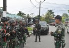 Yakinkan Situasi Tetap Kondusif, Dandim 1710/Mimika Pimpin Langsung Patroli Wilayah