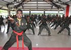 Latih Ketangkasan Prajurit, Kodim 1710/Mimika Gelar Latihan Pencak Silat Militer